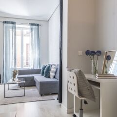 Отель Apartamento Plaza de Cibeles Испания, Мадрид - отзывы, цены и фото номеров - забронировать отель Apartamento Plaza de Cibeles онлайн комната для гостей фото 3
