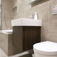 Отель Stylish & Modern 1BD Kensington Flat, Sleeps 2 Великобритания, Лондон - отзывы, цены и фото номеров - забронировать отель Stylish & Modern 1BD Kensington Flat, Sleeps 2 онлайн ванная