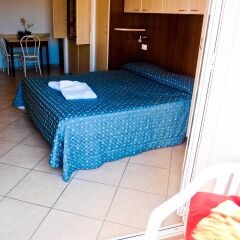Отель Residence Blu Mediterraneo Римини комната для гостей фото 2