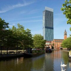 Отель Hilton Manchester Deansgate Манчестер приотельная территория фото 2