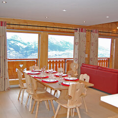 Отель Chalet Chalet Agneau Нендаз питание