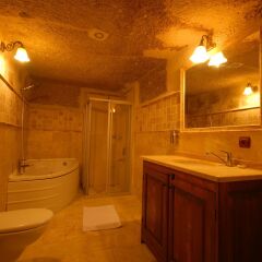 Travellers Cave Pension Турция, Гёреме - 1 отзыв об отеле, цены и фото номеров - забронировать отель Travellers Cave Pension онлайн ванная