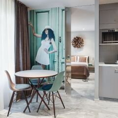 Отель Visionapartments Zurich Militärstrasse Цюрих в номере