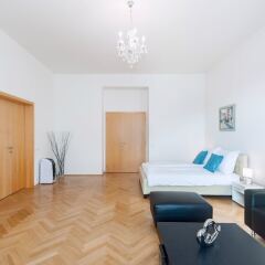 Апартаменты Slovansky Dum Boutique Apartments Прага комната для гостей фото 3