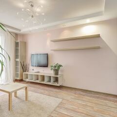 Апартаменты Domumetro Apartment on Varshavskoye комната для гостей фото 5