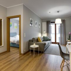 Отель UNIC Apartments Dominikanska Польша, Познань - отзывы, цены и фото номеров - забронировать отель UNIC Apartments Dominikanska онлайн комната для гостей фото 3