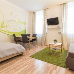 Отель Holiday Apartment Vienna - Enenkelstraße Австрия, Вена - отзывы, цены и фото номеров - забронировать отель Holiday Apartment Vienna - Enenkelstraße онлайн комната для гостей фото 5