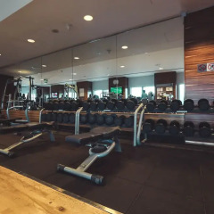 Shangri La Hotel Dubai фитнесс-зал фото 4