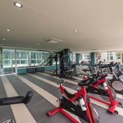 Отель JJAirportHotelCondominium For Rent 2 фитнесс-зал