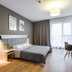 Отель Апарт-отель City Comfort Польша, Варшава - 8 отзывов об отеле, цены и фото номеров - забронировать отель Апарт-отель City Comfort онлайн комната для гостей фото 4