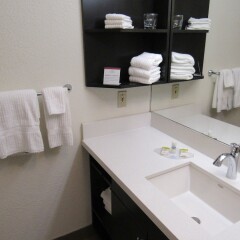 Отель Candlewood Suites Columbus Airport США, Гаханна - отзывы, цены и фото номеров - забронировать отель Candlewood Suites Columbus Airport онлайн ванная фото 2