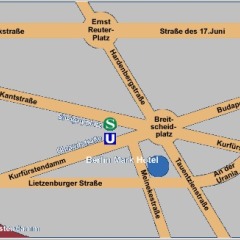 Berlin Mark Hotel Берлин городской автобус