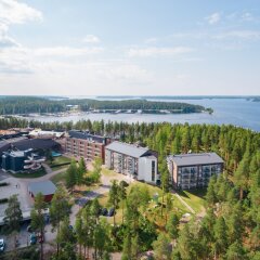 Отель Imatran Kylpylä Финляндия, Иматра - 14 отзывов об отеле, цены и фото номеров - забронировать отель Imatran Kylpylä онлайн пляж фото 2