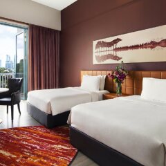 Отель Resorts World Sentosa - Hard Rock Hotel (SG Clean) Сингапур, Сингапур - отзывы, цены и фото номеров - забронировать отель Resorts World Sentosa - Hard Rock Hotel (SG Clean) онлайн комната для гостей фото 4