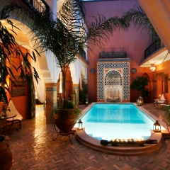 Отель Riad Dar Alfarah Марокко, Марракеш - отзывы, цены и фото номеров - забронировать отель Riad Dar Alfarah онлайн бассейн фото 3