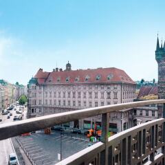 Апартаменты Slovansky Dum Boutique Apartments Прага балкон