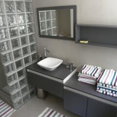 Отель City Center Apartments Brasseurs Бельгия, Брюссель - отзывы, цены и фото номеров - забронировать отель City Center Apartments Brasseurs онлайн ванная