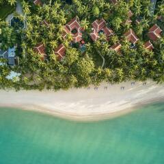 Отель Santiburi Koh Samui, The Leading Hotels of the World Таиланд, Самуи - 3 отзыва об отеле, цены и фото номеров - забронировать отель Santiburi Koh Samui, The Leading Hotels of the World онлайн пляж фото 2