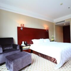 Отель Peony Wanpeng Hotel - Xiamen Китай, Сямынь - отзывы, цены и фото номеров - забронировать отель Peony Wanpeng Hotel - Xiamen онлайн комната для гостей фото 4