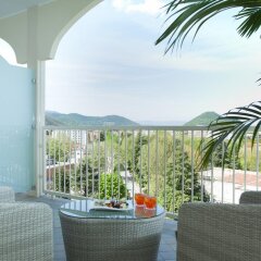 Отель Grand Hotel Trieste & Victoria Италия, Абано-Терме - 2 отзыва об отеле, цены и фото номеров - забронировать отель Grand Hotel Trieste & Victoria онлайн балкон