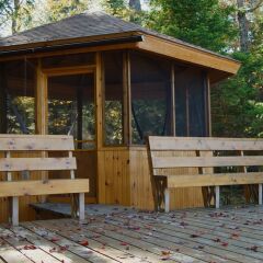 Отель Algonquin Eco-Lodge балкон