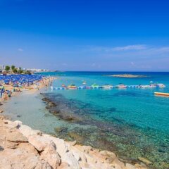 Отель Artemis Villa Кипр, Протарас - отзывы, цены и фото номеров - забронировать отель Artemis Villa онлайн пляж фото 2