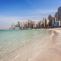 Отель Hilton Dubai The Walk пляж