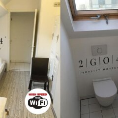 2GO4 Quality Hostel Brussels City Center Брюссель ванная