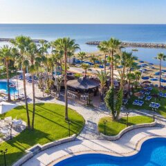 Отель Lordos Beach Кипр, Ларнака - 6 отзывов об отеле, цены и фото номеров - забронировать отель Lordos Beach онлайн бассейн фото 2