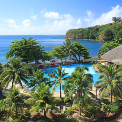 Отель Tahiti Pearl Beach Resort Французская Полинезия, Аруе - отзывы, цены и фото номеров - забронировать отель Tahiti Pearl Beach Resort онлайн пляж
