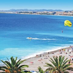 Отель Hôtel Vacances Bleues Le Royal пляж фото 2