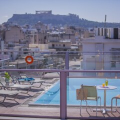 Отель Novus City Hotel Греция, Афины - отзывы, цены и фото номеров - забронировать отель Novus City Hotel онлайн балкон