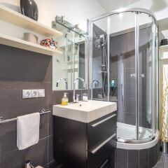 Отель Suite Tournelles - Wifi - 5 Guests Франция, Париж - отзывы, цены и фото номеров - забронировать отель Suite Tournelles - Wifi - 5 Guests онлайн ванная
