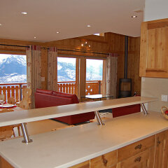 Отель Chalet Chalet Agneau Нендаз в номере фото 2