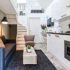 Апартаменты Plantage Garden Apartments комната для гостей