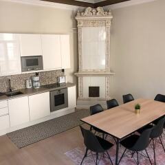 Апартаменты 2ndhomes Kluuvi 3BR luxury apartment with Spa Хельсинки в номере