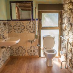 Отель Albergue La Jarilla ванная