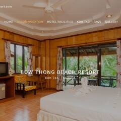 Отель Bow Thong Beach Resort комната для гостей фото 5