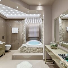 Отель Kassandra Village Resort Греция, Пефкохори - отзывы, цены и фото номеров - забронировать отель Kassandra Village Resort онлайн ванная