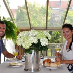 Отель B&B Un Jardin en Ville питание