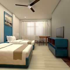 R Hotel Kingston комната для гостей