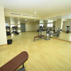 Отель Alain Hotel Apartments ОАЭ, Аджман - отзывы, цены и фото номеров - забронировать отель Alain Hotel Apartments онлайн фитнесс-зал фото 2