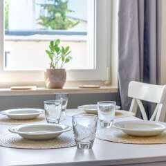 Апартаменты Lion Apartments -Costa Brava Studio в номере