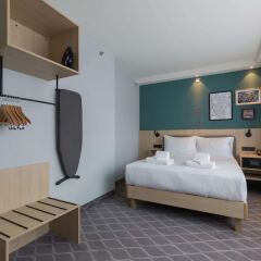 Отель Hampton by Hilton Utrecht Central Station Нидерланды, Утрехт - отзывы, цены и фото номеров - забронировать отель Hampton by Hilton Utrecht Central Station онлайн комната для гостей фото 3