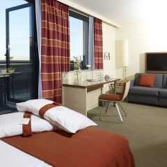 Отель Holiday Inn Express Toulouse Airport Франция, Бланьяк - отзывы, цены и фото номеров - забронировать отель Holiday Inn Express Toulouse Airport онлайн комната для гостей фото 3