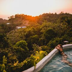 Отель Gaia Hotel And Reserve - Adults Only Коста-Рика, Кепос - отзывы, цены и фото номеров - забронировать отель Gaia Hotel And Reserve - Adults Only онлайн бассейн фото 3