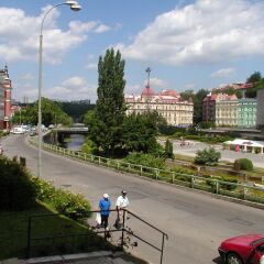 Отель Apartmány U Thermalu балкон