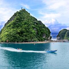 Отель Paradise Elegance Cruise Halong пляж