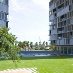 Апартаменты Rent Top Apartments Beach-Diagonal Mar Барселона спортивное сооружение