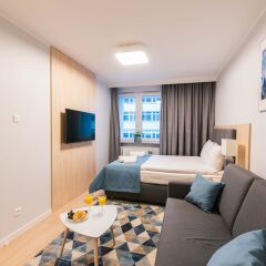 Отель Q17 Apartments Польша, Вроцлав - отзывы, цены и фото номеров - забронировать отель Q17 Apartments онлайн комната для гостей